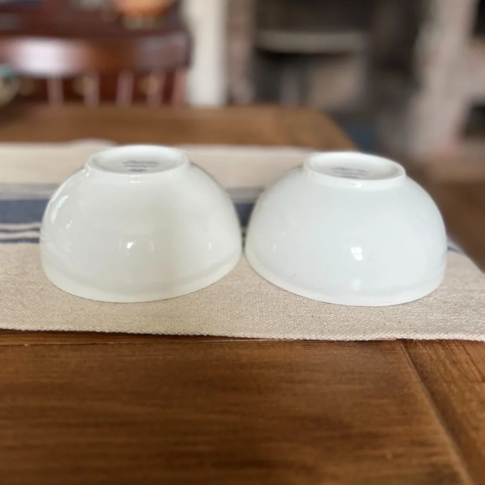 2 WEDGWOOD  Vera Wang Vera Venato Imperial Marble Bone China Cereal Bowls 5.75”